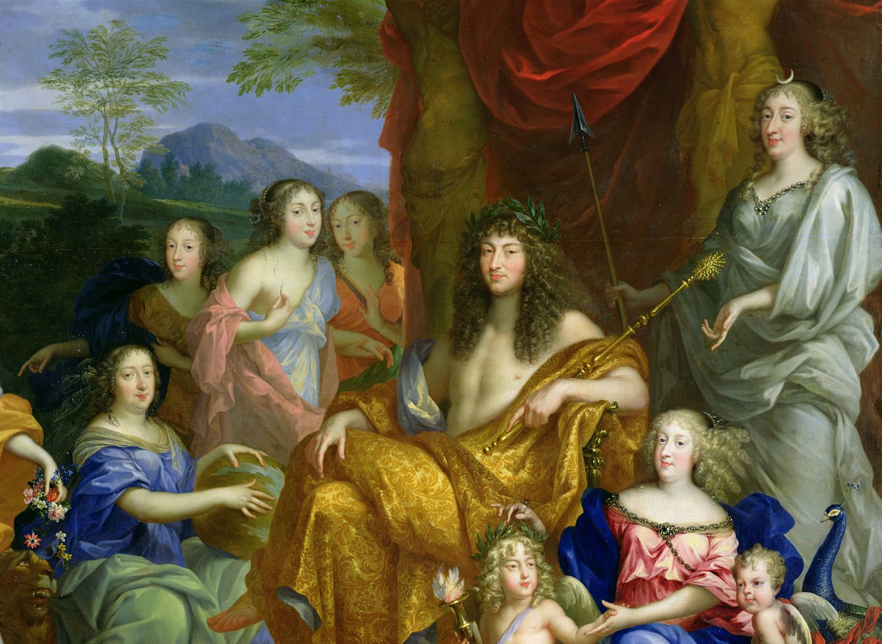 Rodina Ludvíka XIV. (1638-1715) 1670 (detail 60094) od Jean Nocret