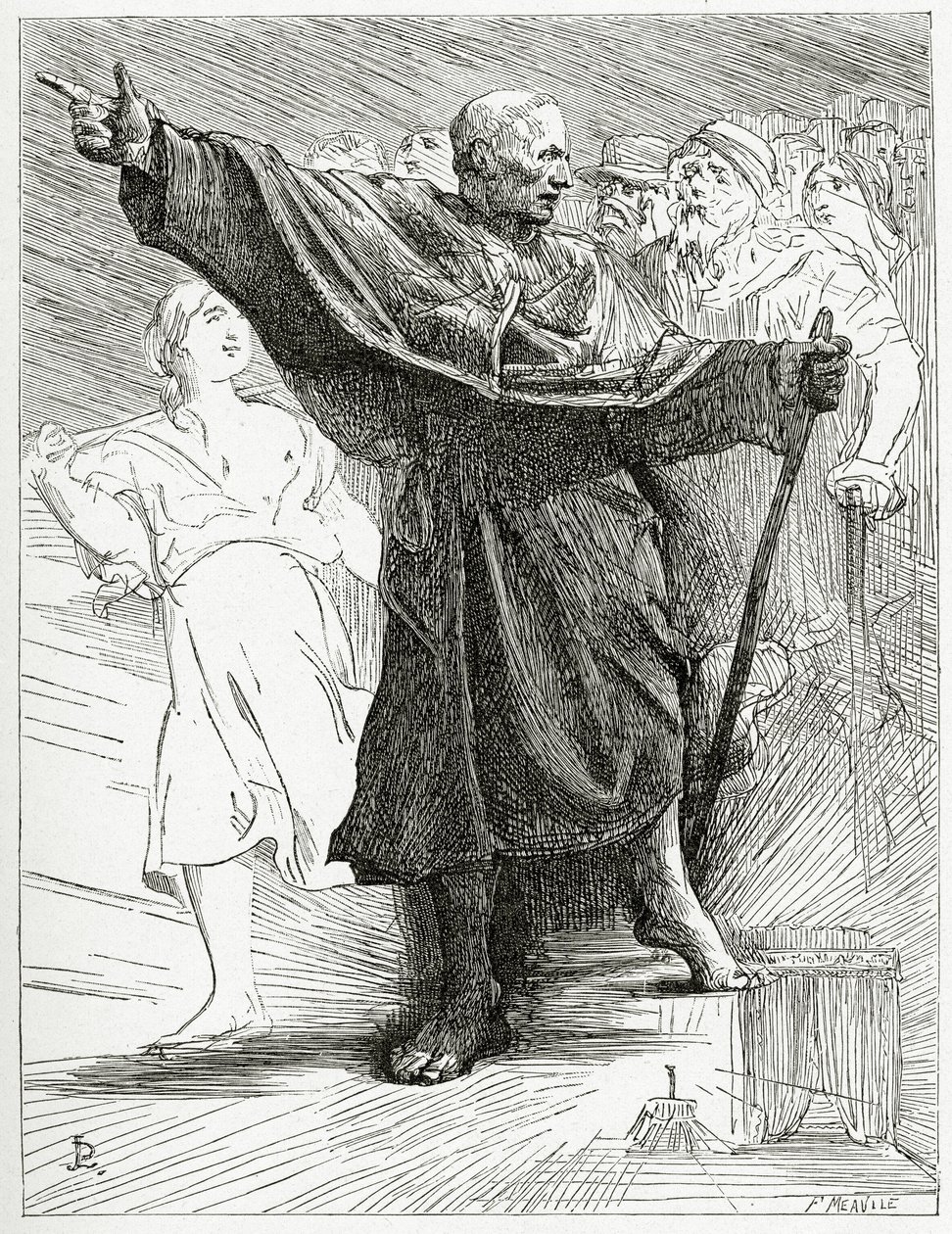 Le Pape, 19. století (č. rytina) od Jean Paul Laurens
