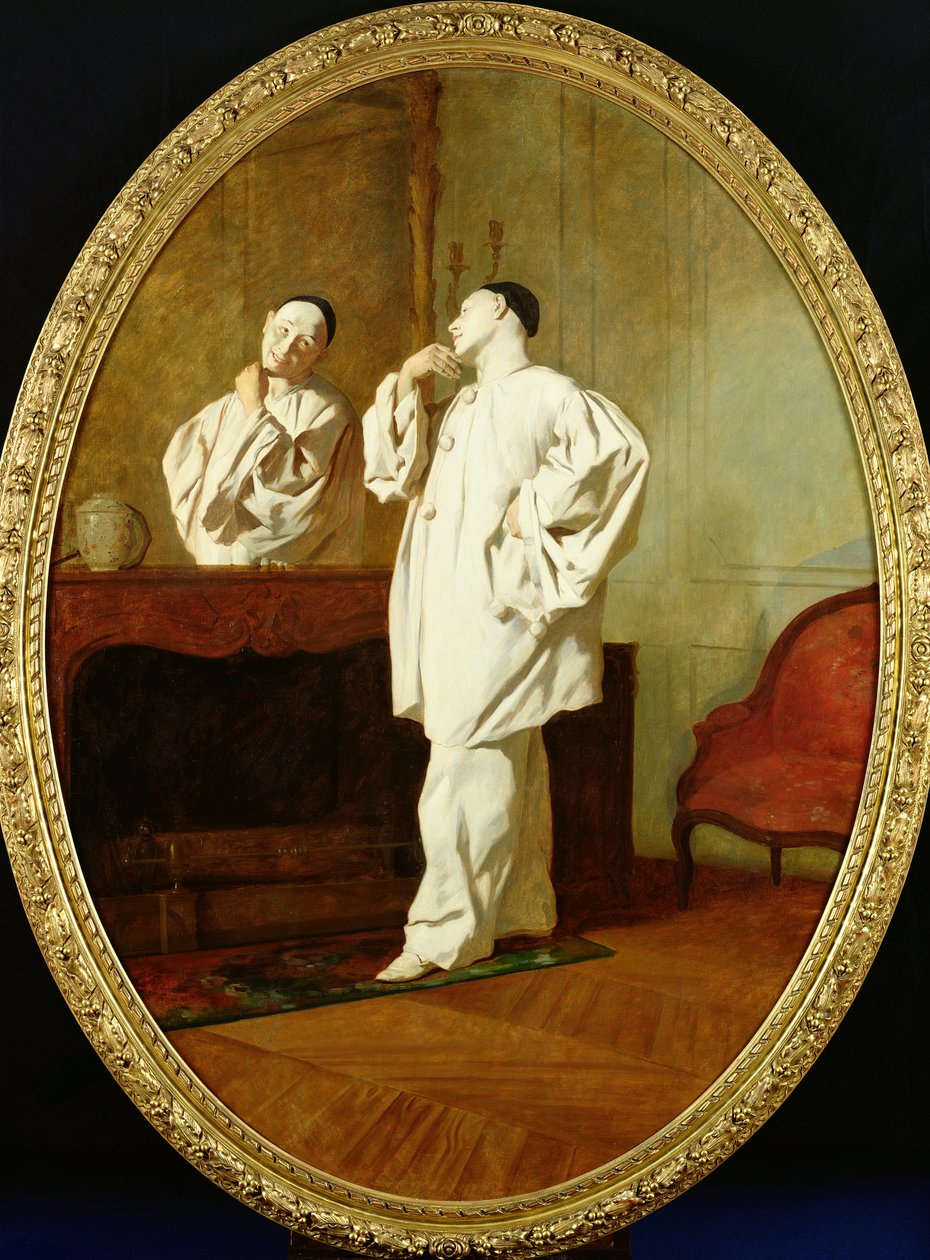 Portrét Charlese Deburau (1829-73) od Jean Pezous