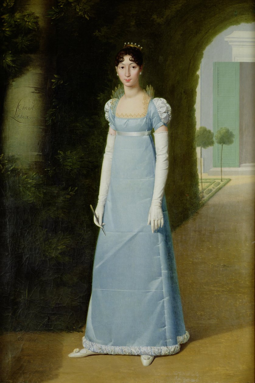 Portrét Charlotty Bonaparte (1795-1865) 1808 od Jean Pierre Granger