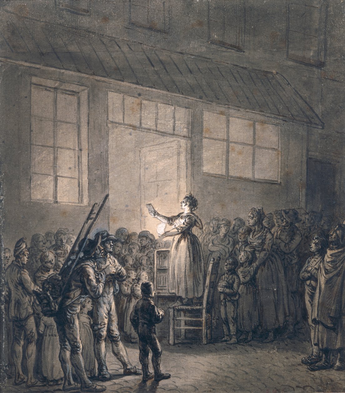 Populární zpěvák od Jean Pierre Norblin de La Gourdaine