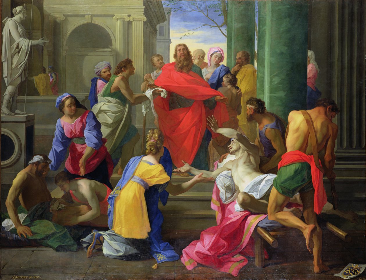 Zázraky svatého Pavla v Efezu, 1693 od Jean Bernard Restout