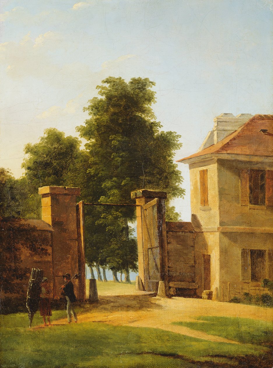 Vchod do parku v Saint-Cloud, asi 1810-12 od Jean Victor Bertin