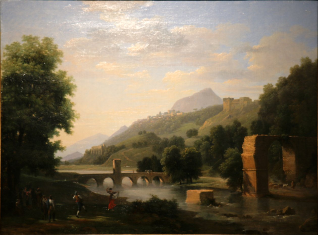 Italská krajina od Jean Victor Bertin
