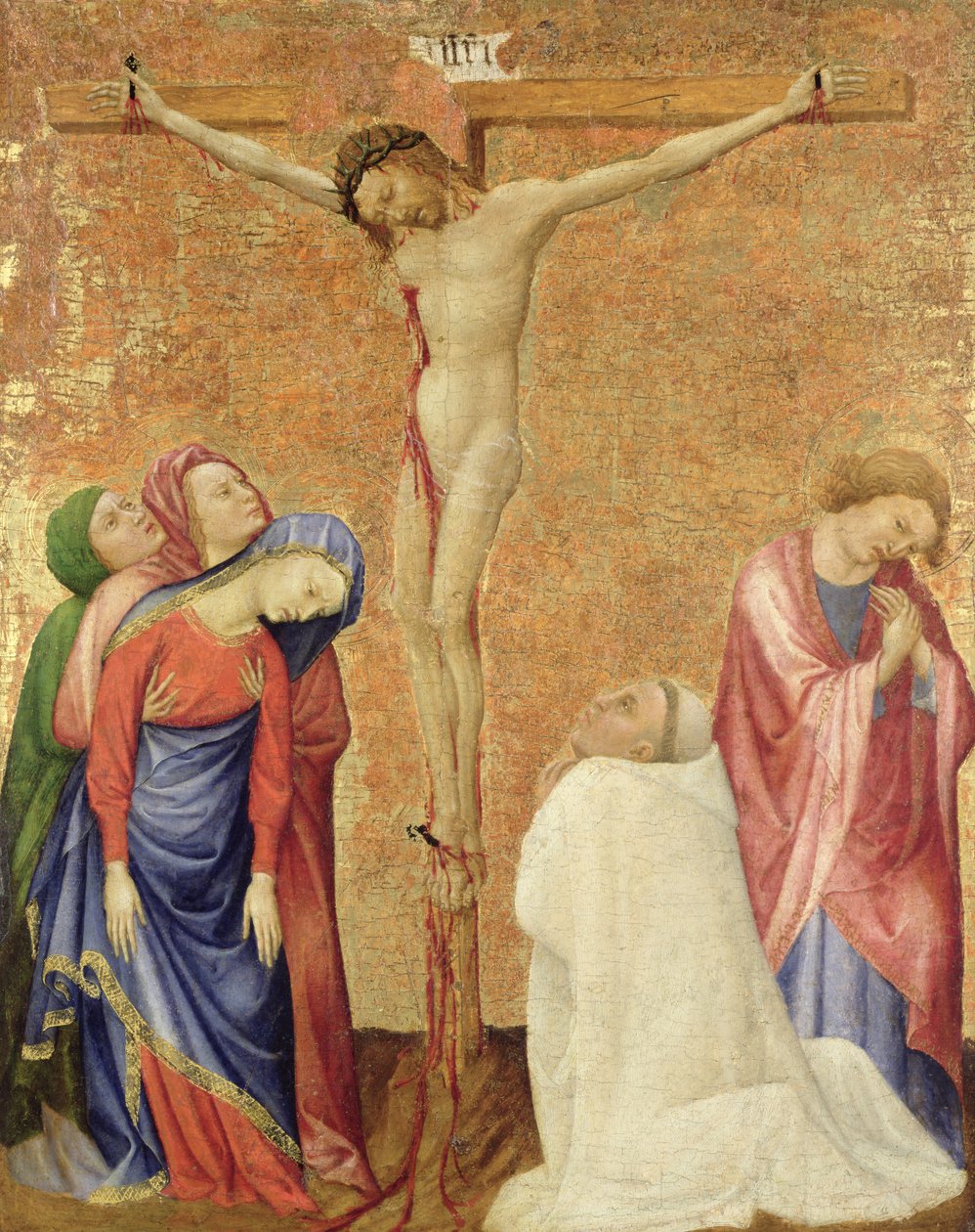 Kalvárie s kartuziánským mnichem, 1389-95 od Jean de Beaumetz