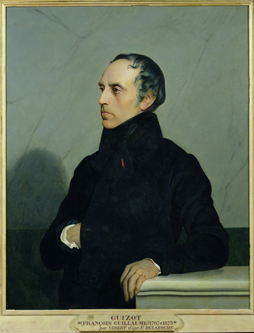 Francois Guizot (1787-1874) podle obrazu Paula Delaroche (1797-1856) kolem roku 1878 od Jehan Georges Vibert