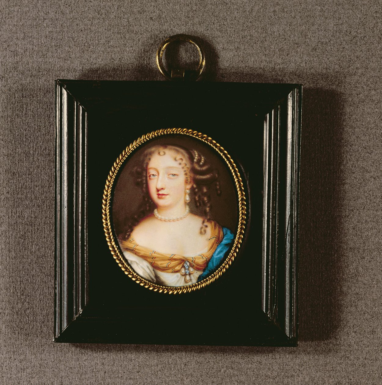 Frances Teresa Stuart, vévodkyně z Richmondu a Lennox (wc na pergamenu) od Jean the Elder Petitot