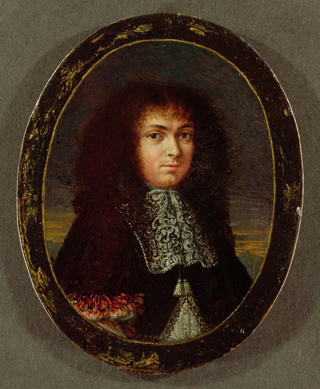 Portrét Ludvíka XIV. (olej na mědi) od Jean the Elder Petitot