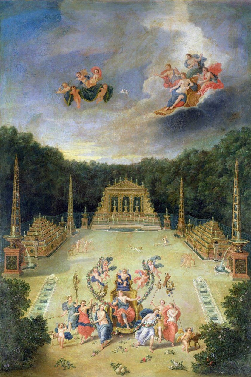 Groves of Versailles. Arc de Triomphe od Jean the Younger Cotelle
