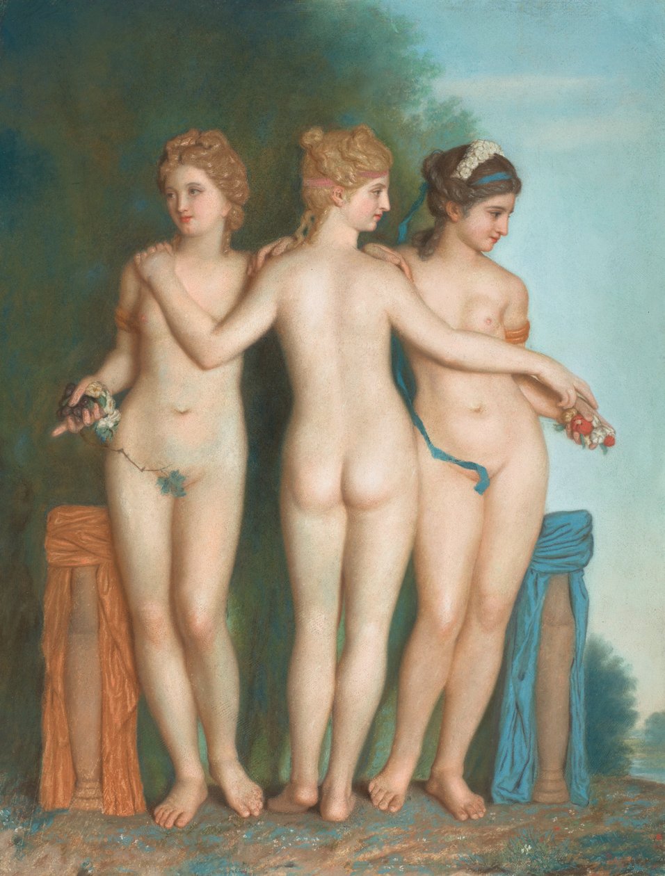 Tři Grácie od Jean Étienne Liotard