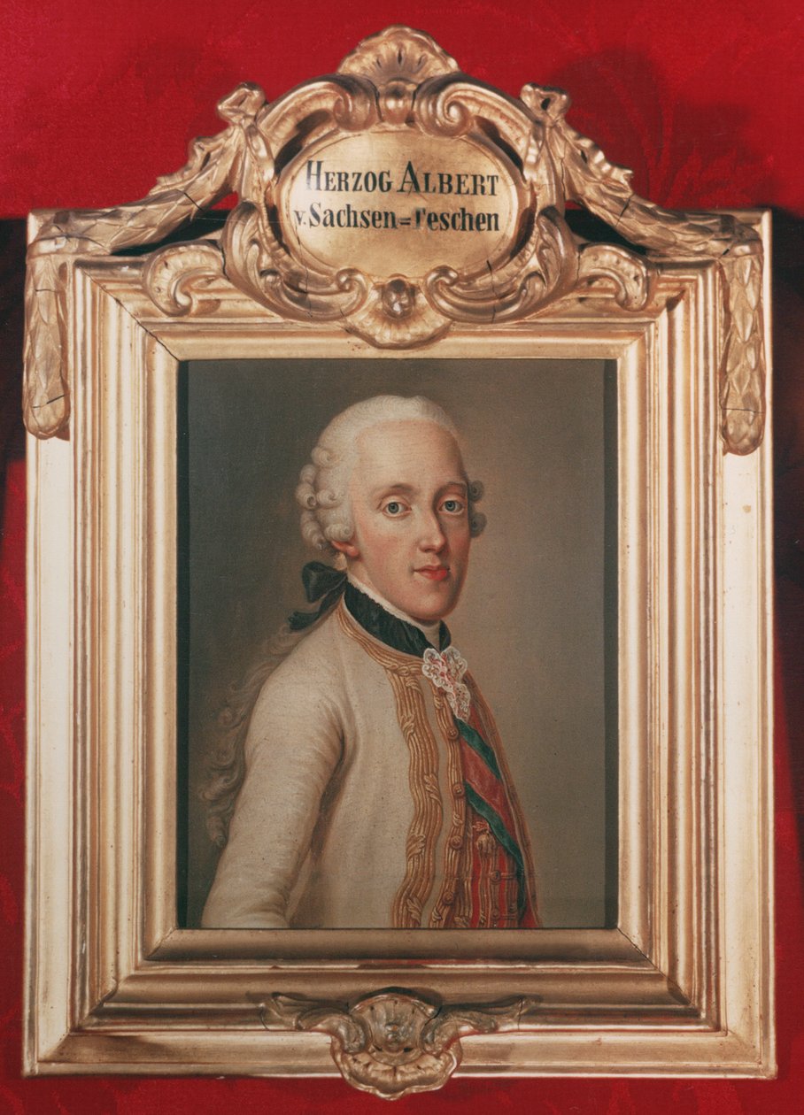 vévoda Albert Sasko-Tešínský, 1762 od Jean Étienne Liotard