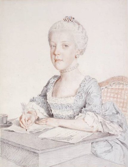 Portrét arcivévodkyně Johanna Gabriele od Jean Étienne Liotard