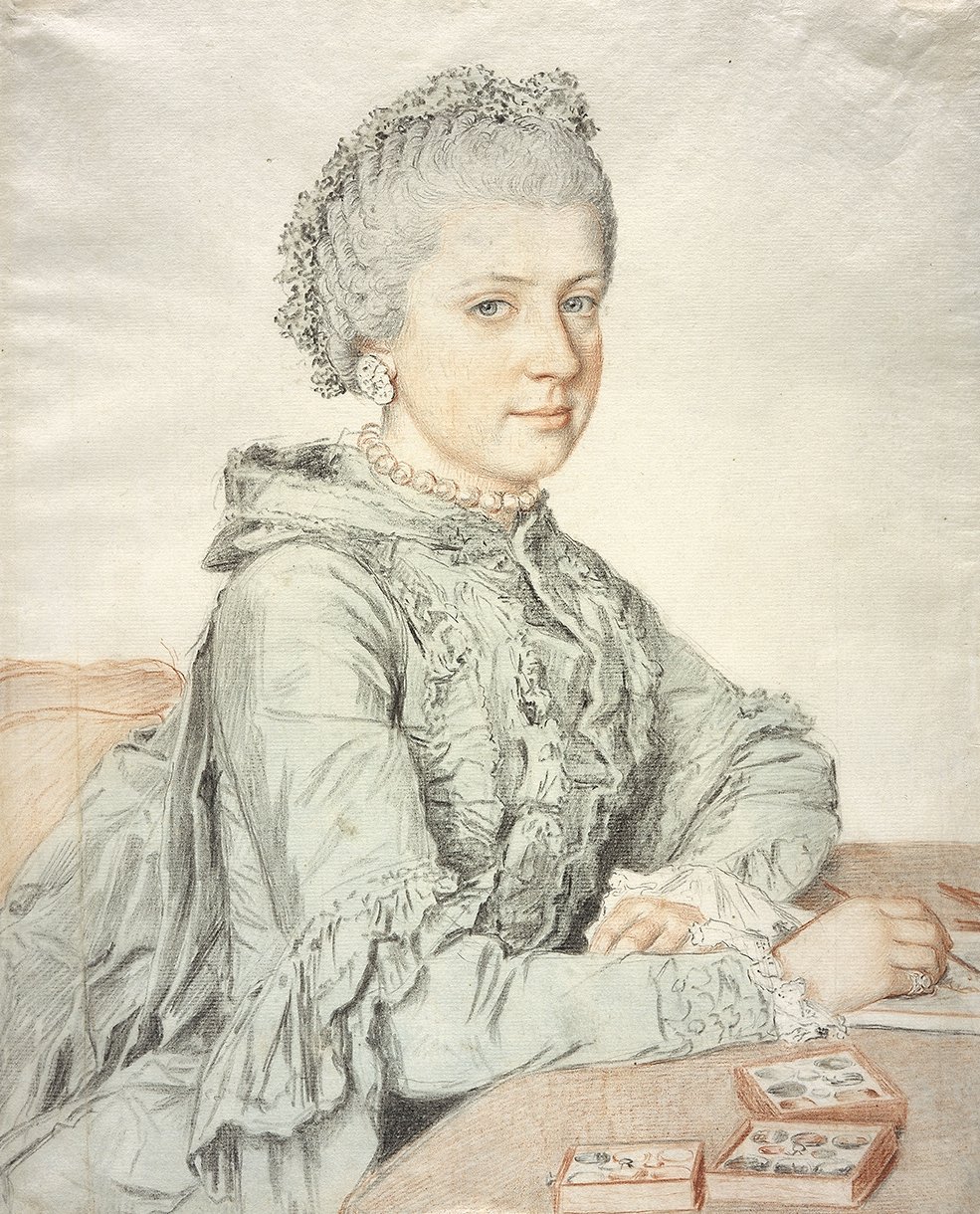Portrét arcivévodkyně Marie Christiny Rakouské od Jean Étienne Liotard