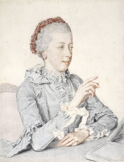 Portrét arcivévodkyně Marie Alžběty Rakouské od Jean Étienne Liotard