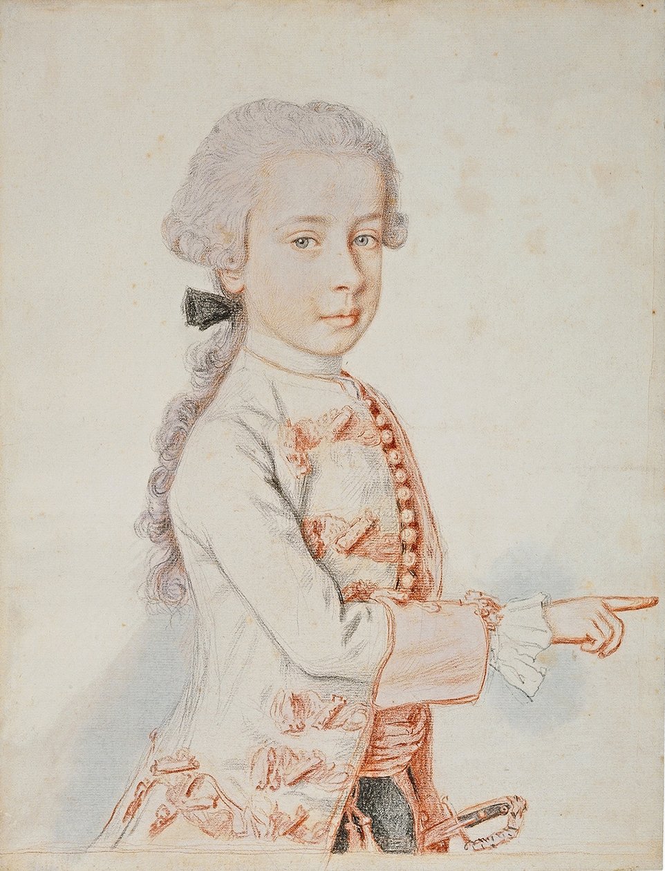 Portrét arcivévody Ferdinanda Karla Rakouska-Este od Jean Étienne Liotard