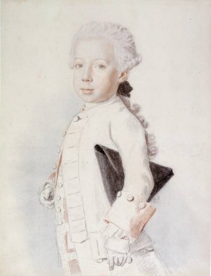 Portrét arcivévody Maxmiliána Františka Rakouského od Jean Étienne Liotard