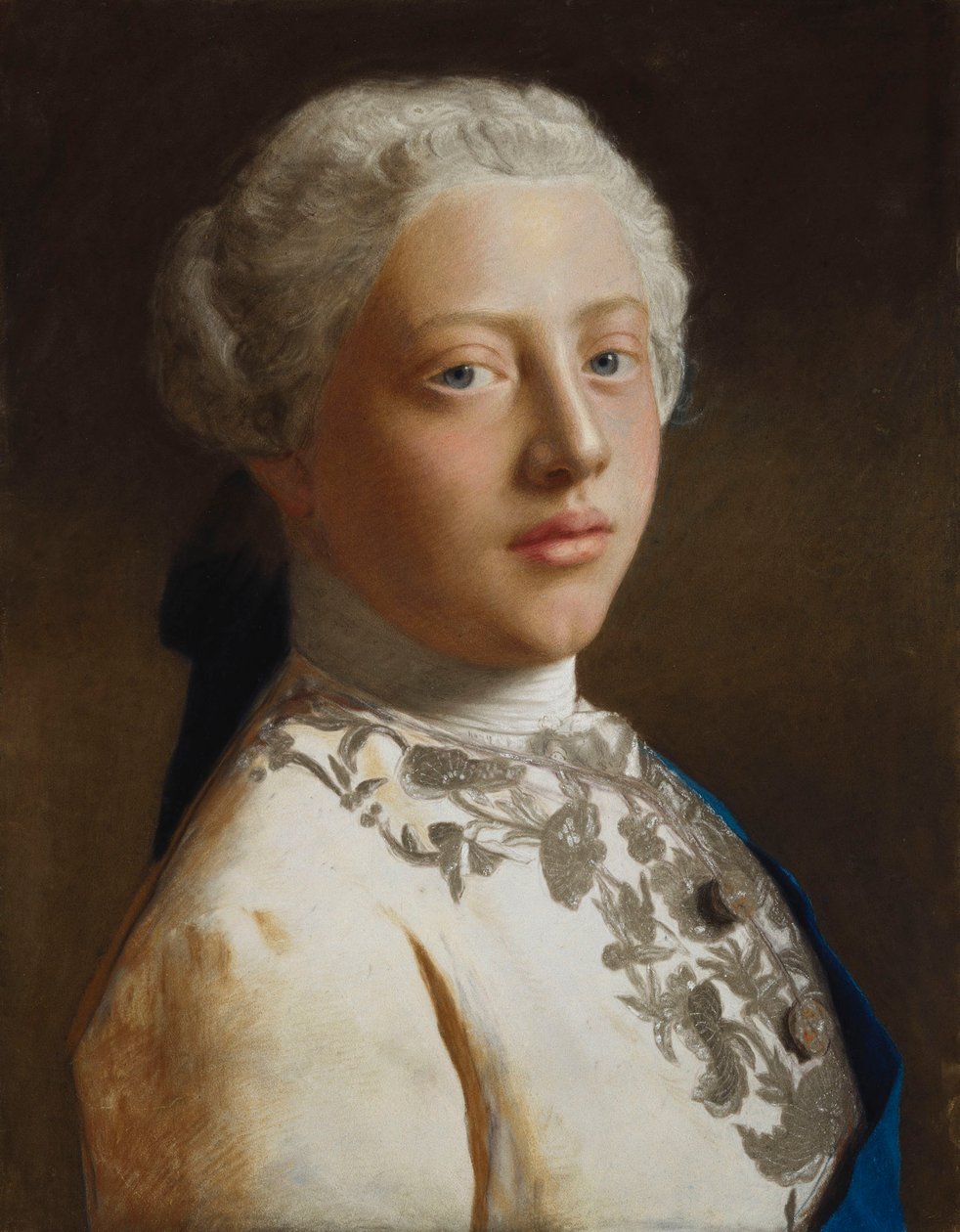 Portrét Jiřího, prince z Walesu od Jean Étienne Liotard