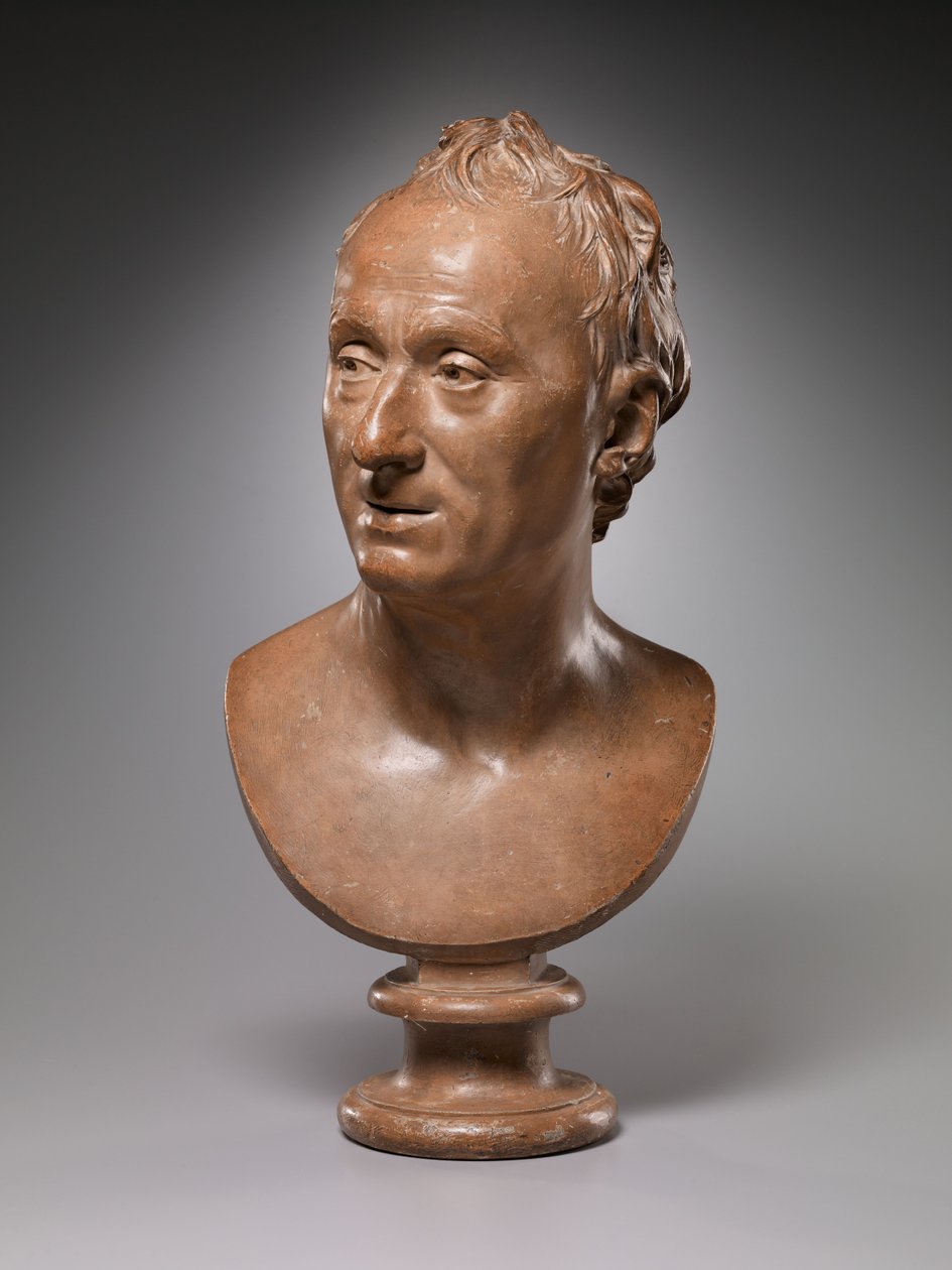 Denis Diderot od Jean-Antoine Houdon