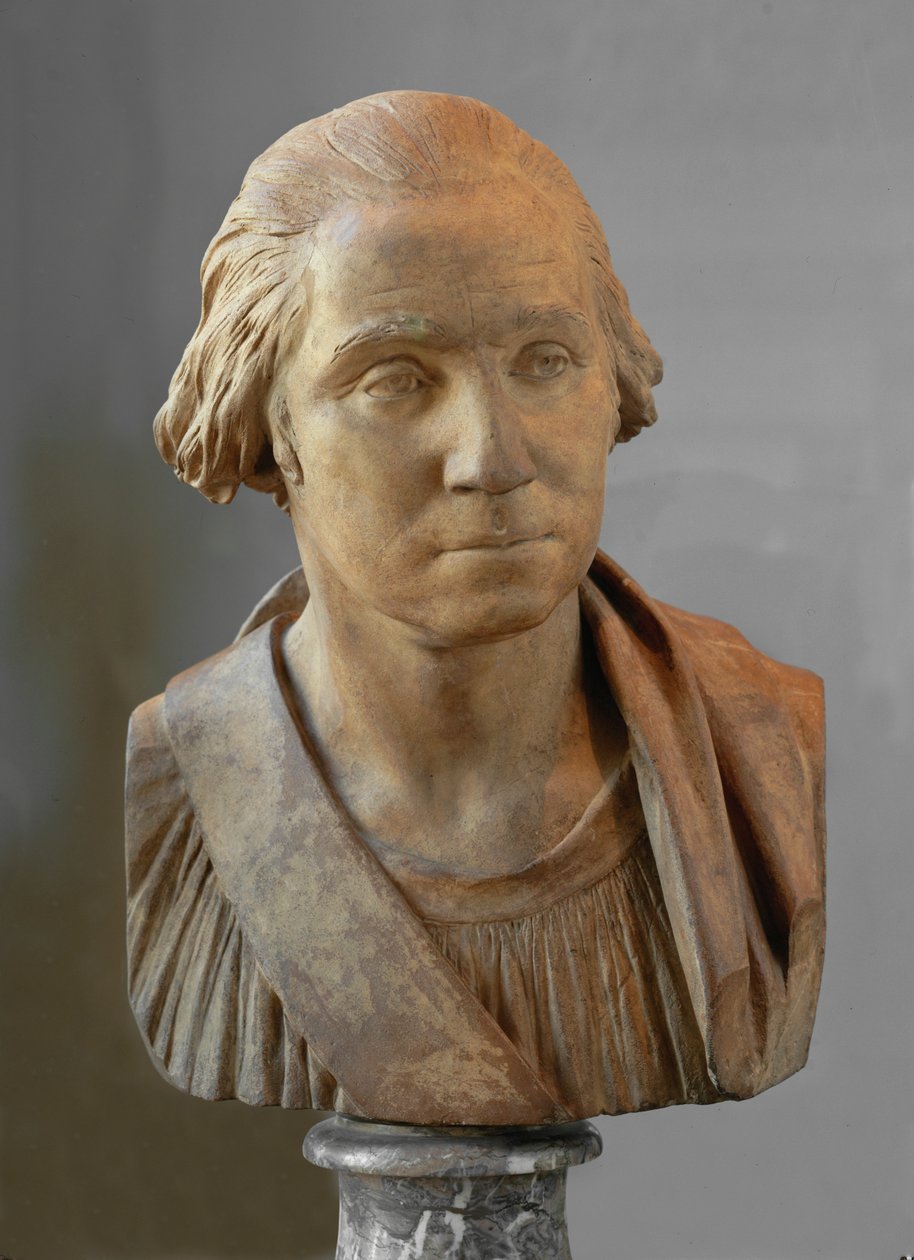 George Washington, první prezident Spojených států amerických... od Jean Antoine Houdon