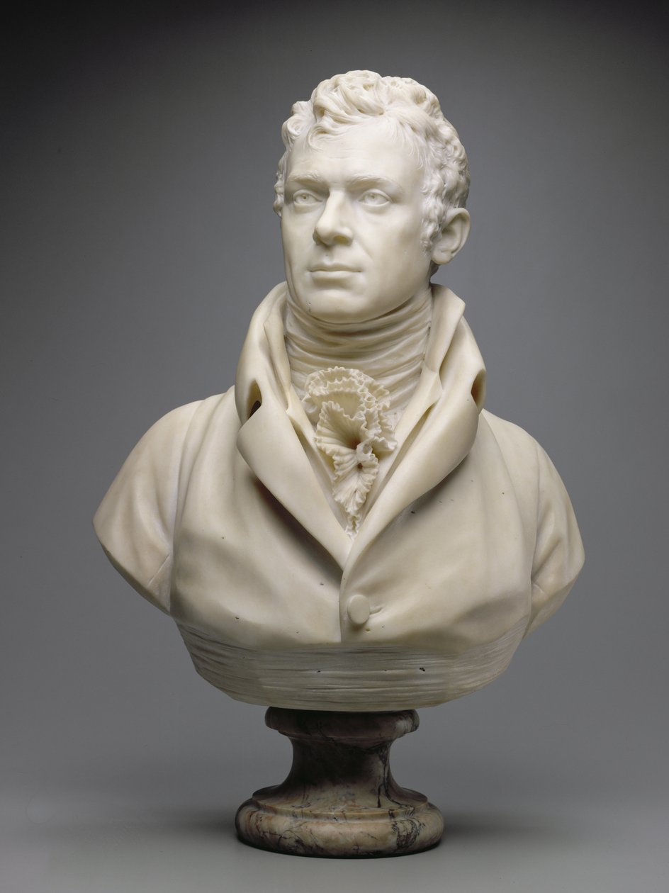Robert Fulton, c.1804 (mramor) (viz také 345578-79) od Jean Antoine Houdon