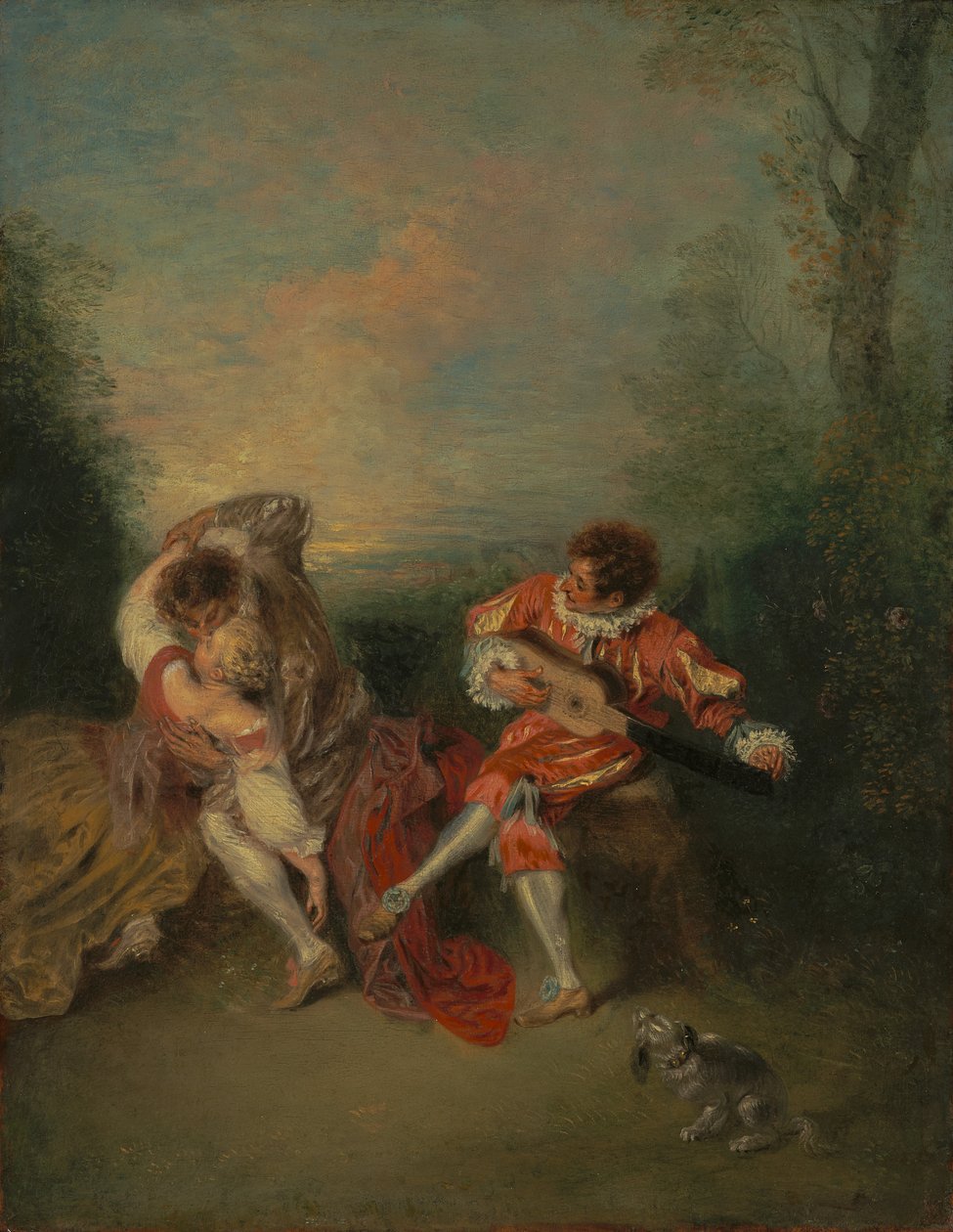 Překvapení od Jean-Antoine Watteau