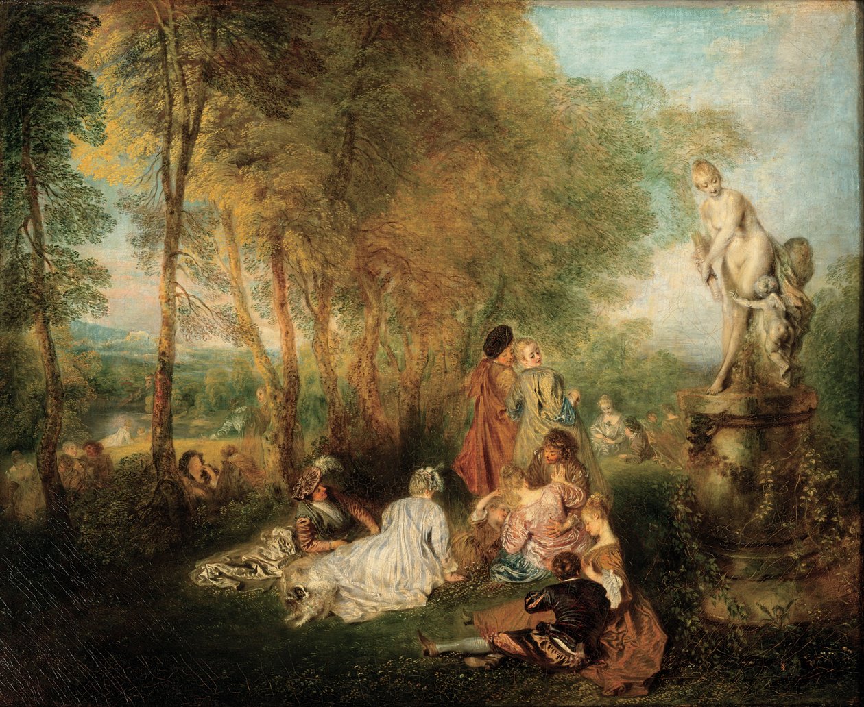 Svátek lásky od Jean-Antoine Watteau