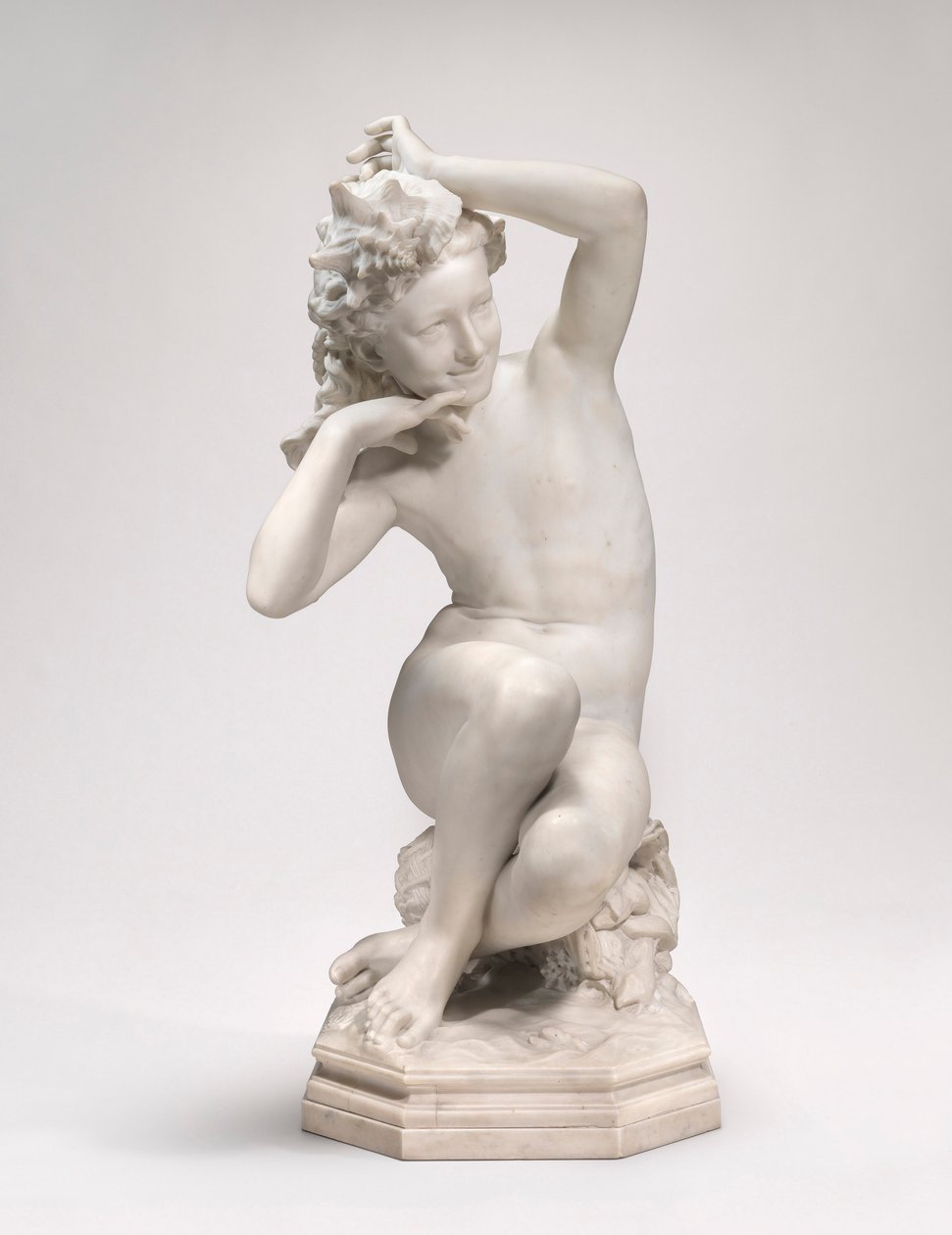 Dívka se skořápkou, 1863-67 (mramor) od Jean Baptiste Carpeaux