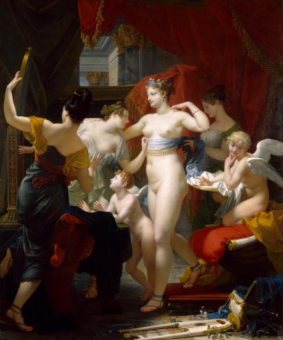 Toaleta Venuše od Jean Baptiste Regnault