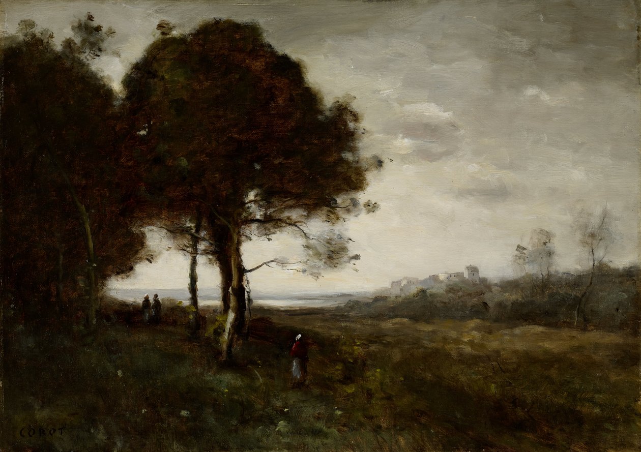 Bystřina u Romagnes od Jean-Baptiste-Camille Corot