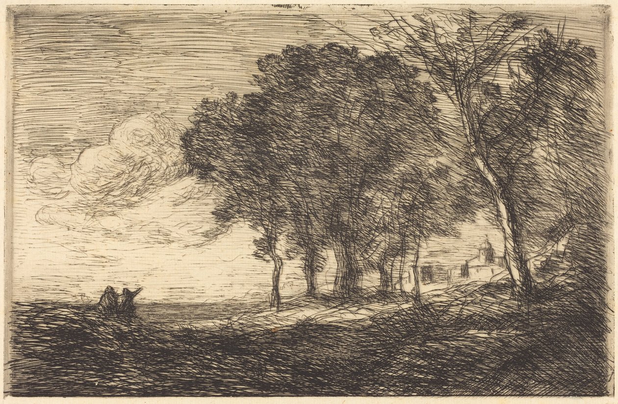 Italská krajina (Paysage d