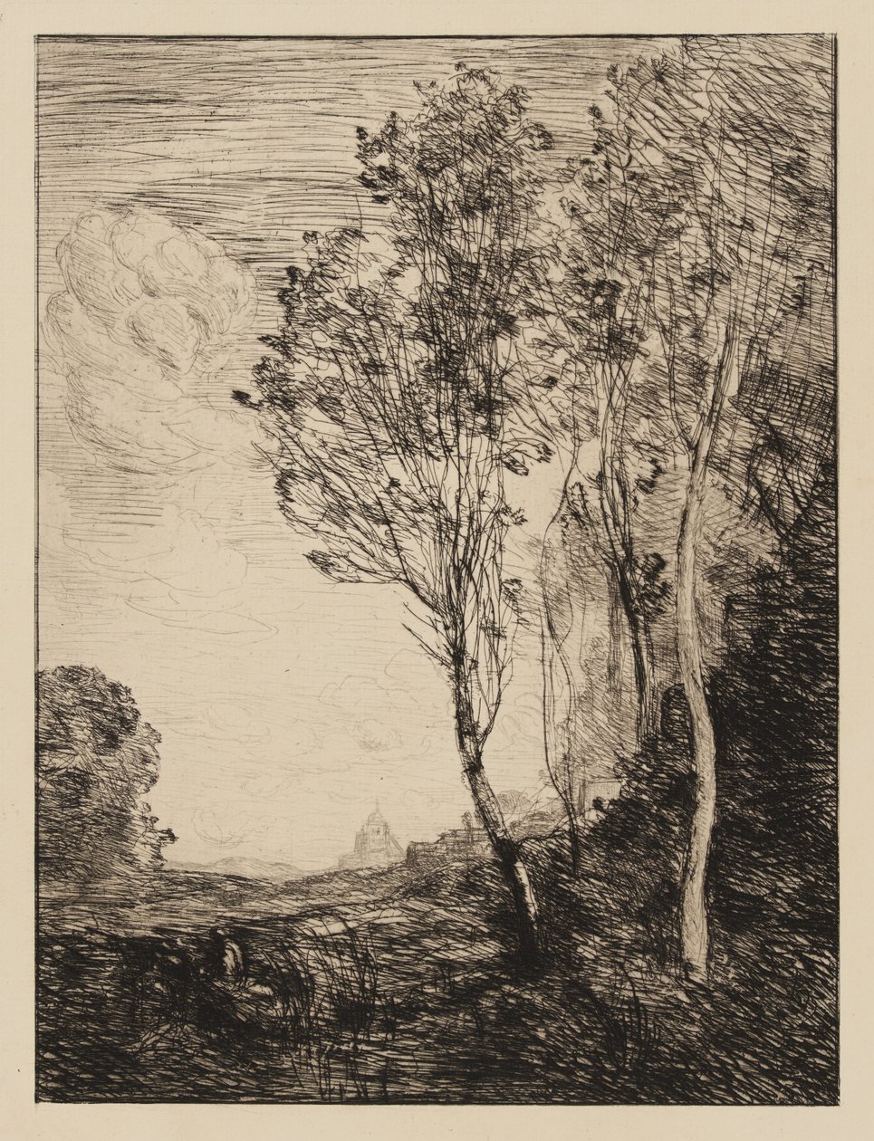 Vzpomínka na Itálii od Jean-Baptiste-Camille Corot