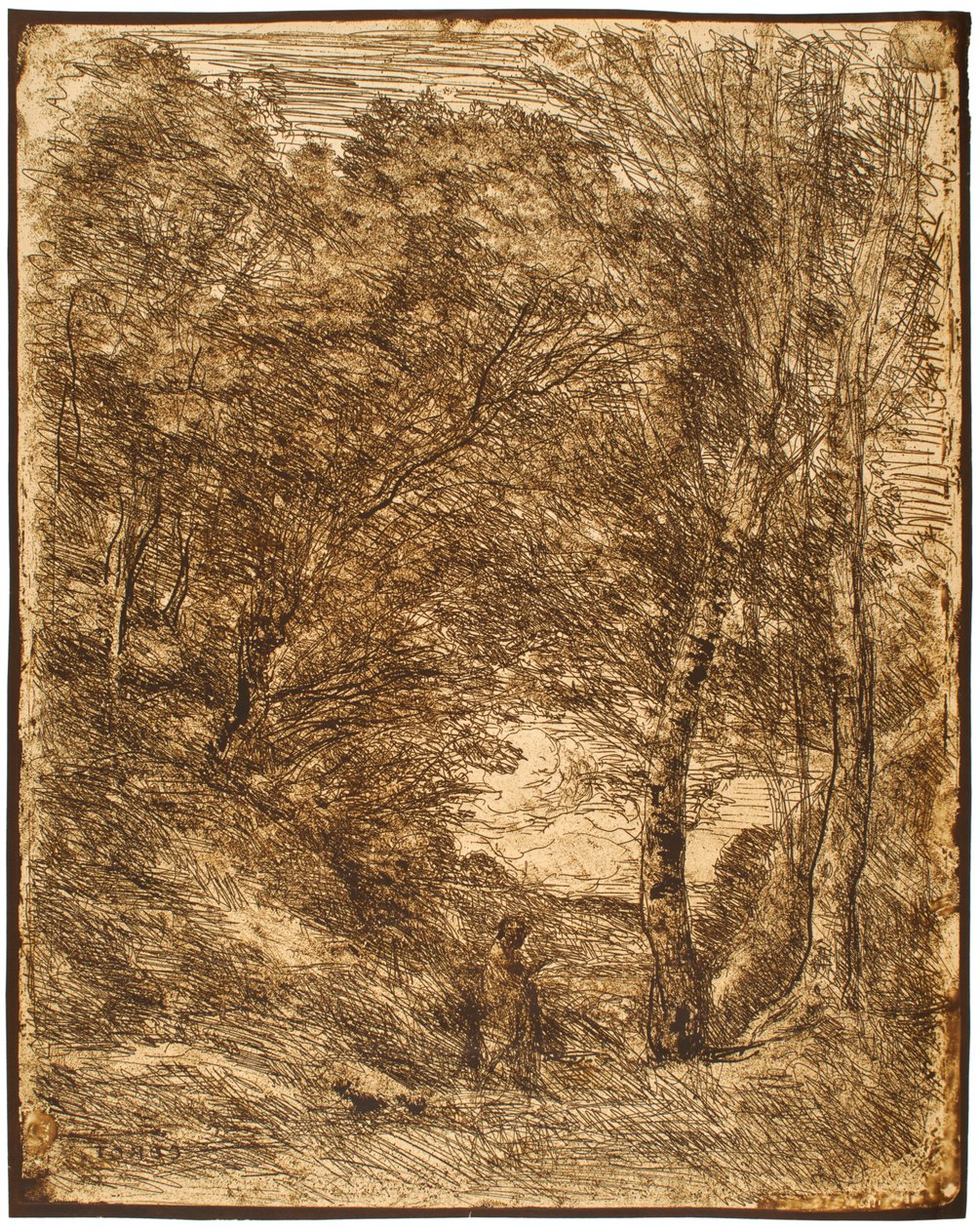 Horatiovy zahrady od Jean-Baptiste-Camille Corot