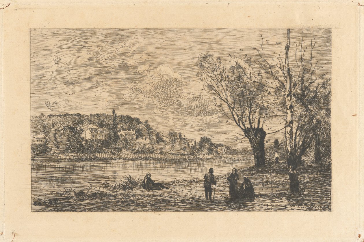 Město Avray od Jean-Baptiste-Camille Corot