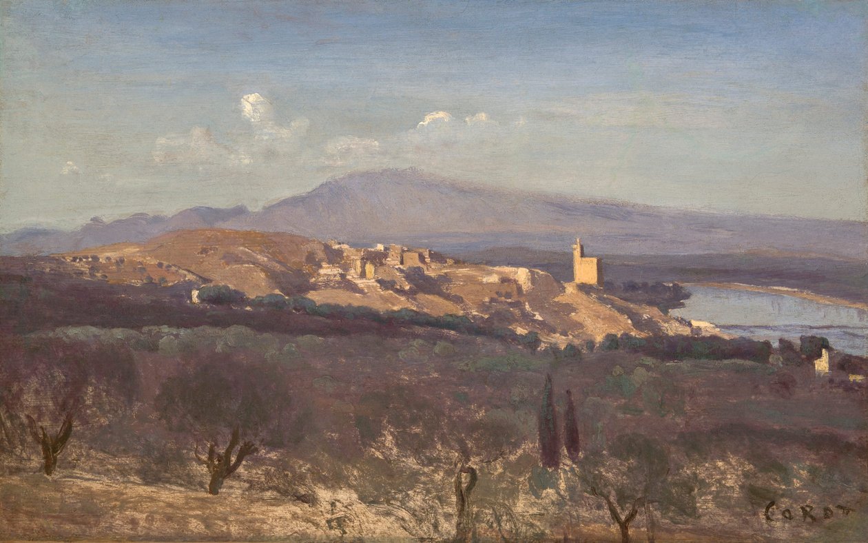 Villeneuve-les-Avignon od Jean-Baptiste-Camille Corot