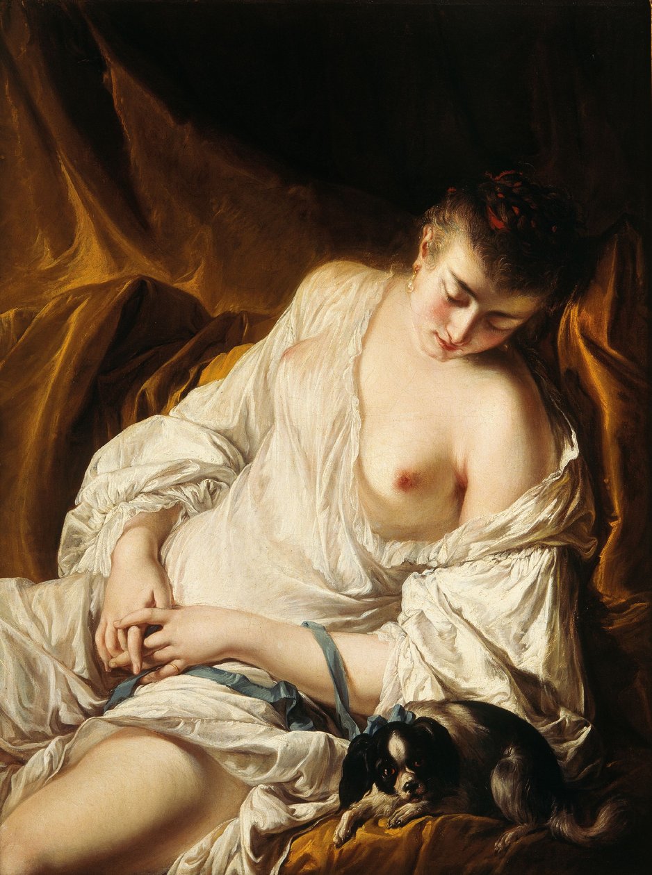 Spící žena (Bdělá věrnost) od Jean-Baptiste Deshays