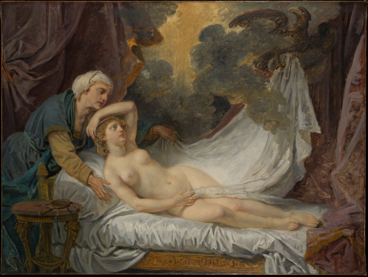 Aigina navštívená Jupiterem od Jean-Baptiste Greuze