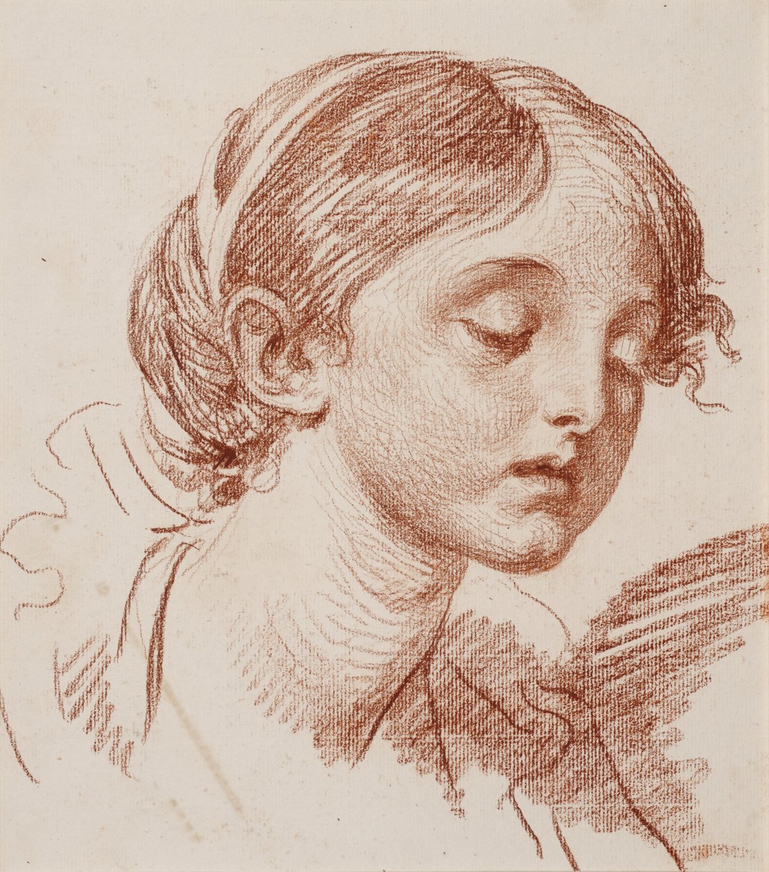 Hlava dívky od Jean-Baptiste Greuze