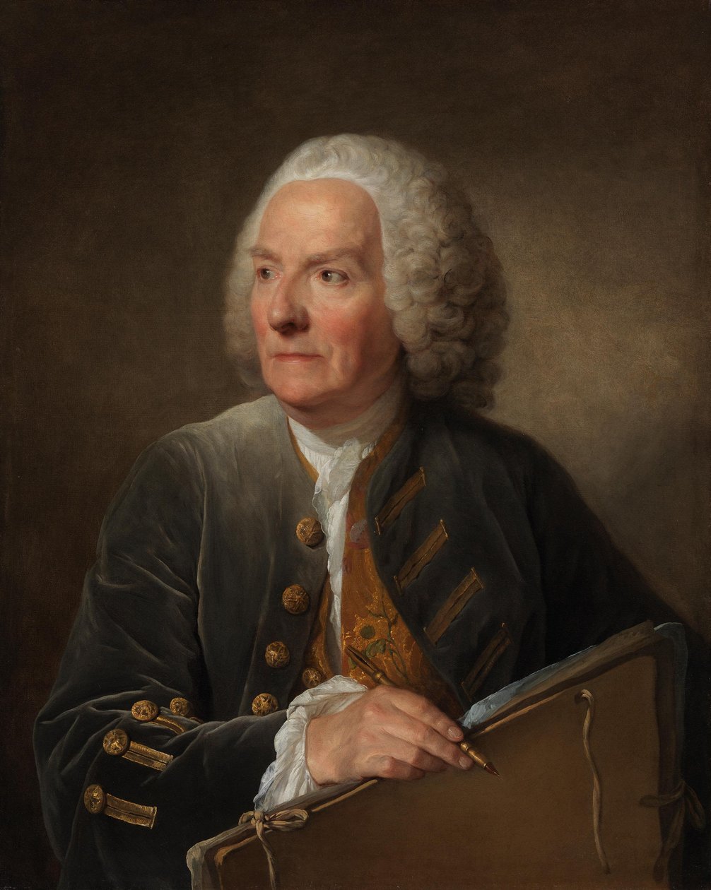 Louis de Silvestre mladší od Jean-Baptiste Greuze