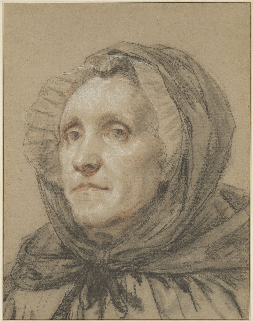 Portrét umělcovy matky od Jean-Baptiste Greuze