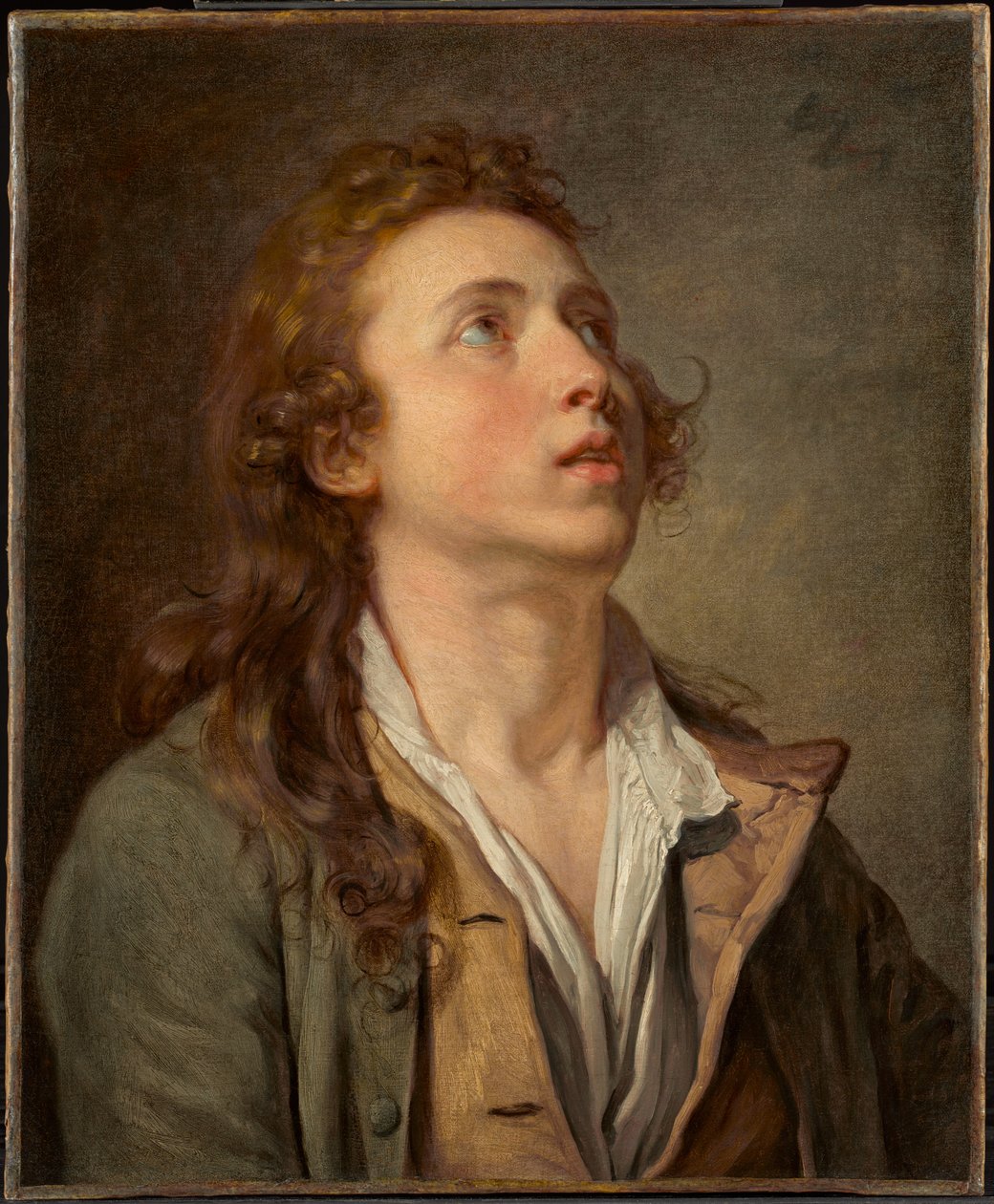 Studie mladého muže od Jean-Baptiste Greuze