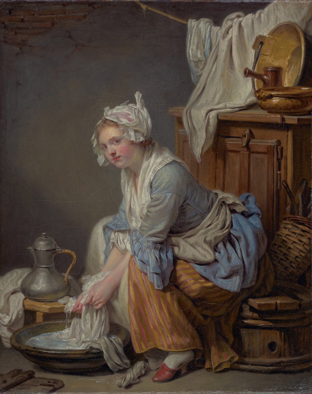 Pradlena od Jean-Baptiste Greuze