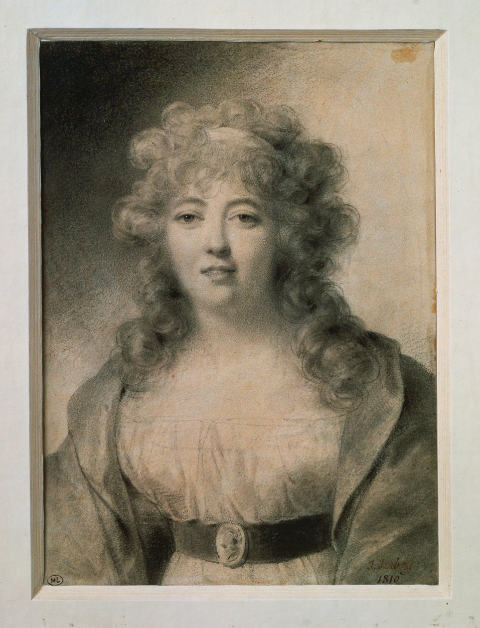 Paní de Stael, rozená Germaine Necker ... od Jean Baptiste Isabey