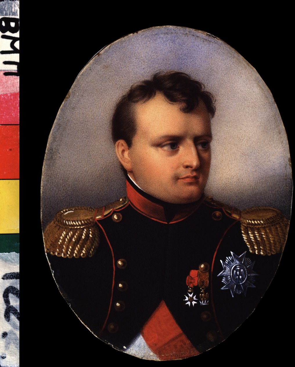 ""Portrét císaře Napoleona I. Bonaparta (1769-1821)"" Malba akvarelem a kvašem Jean Baptiste Isabey (1767-1855) Institut ruské literatury počátku 19. století IRLI (Puškinův dům), Petrohrad od Jean Baptiste Isabey