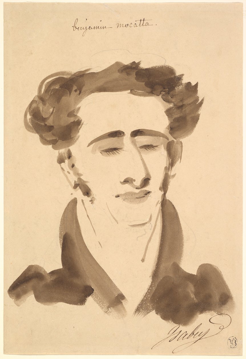 Portrét Benjamina Mocatty (1802–1865) od Jean-Baptiste Isabey