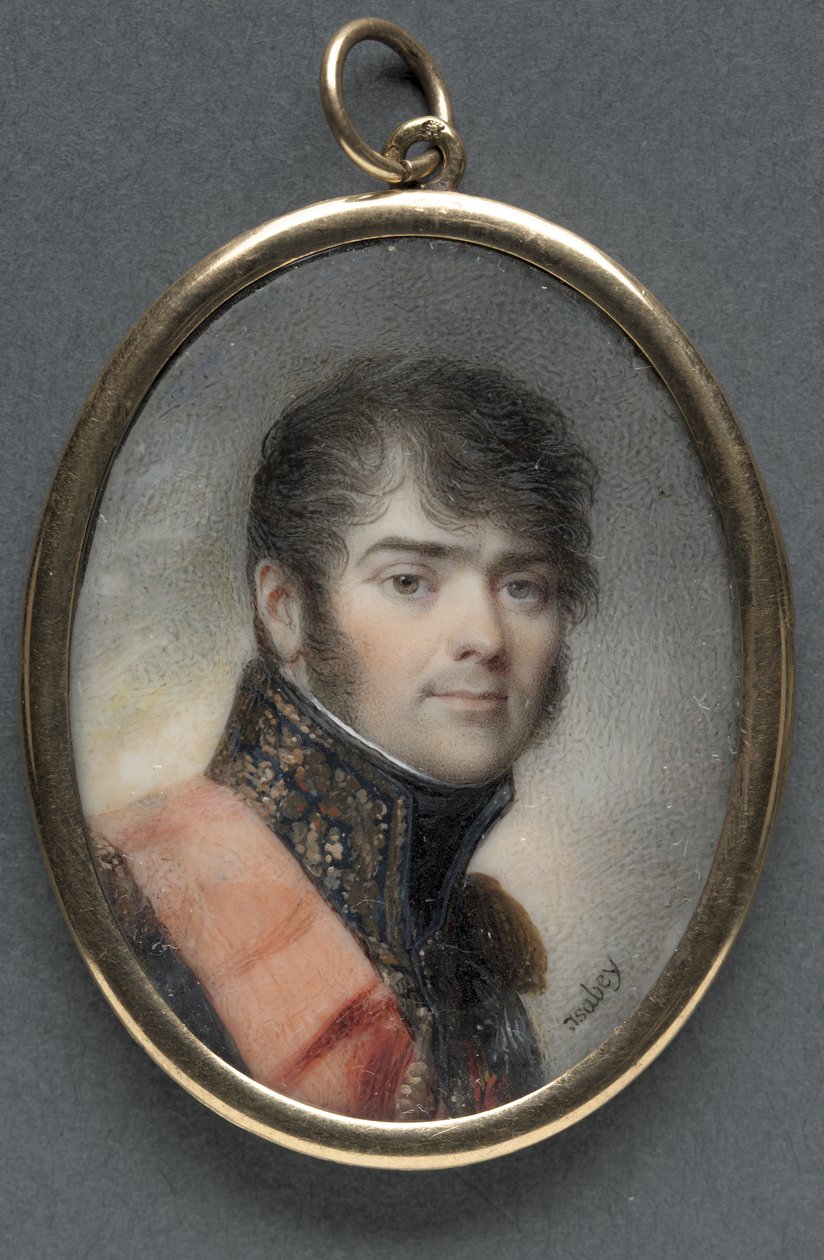 Portrét Henriho Gratiena, hraběte Bertranda od Jean-Baptiste Isabey