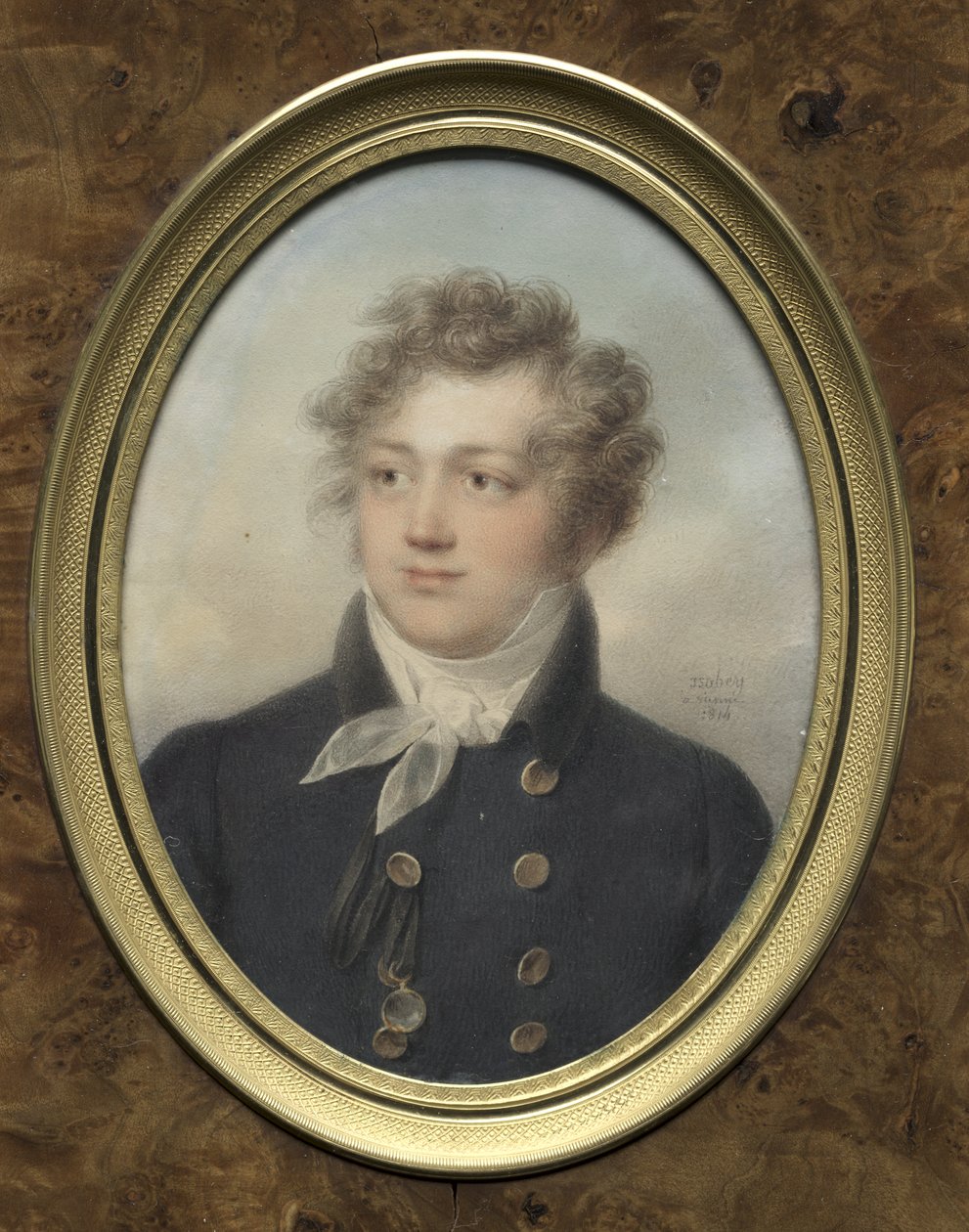 Portrét muže, možná Alexandra I., ruského císaře od Jean-Baptiste Isabey