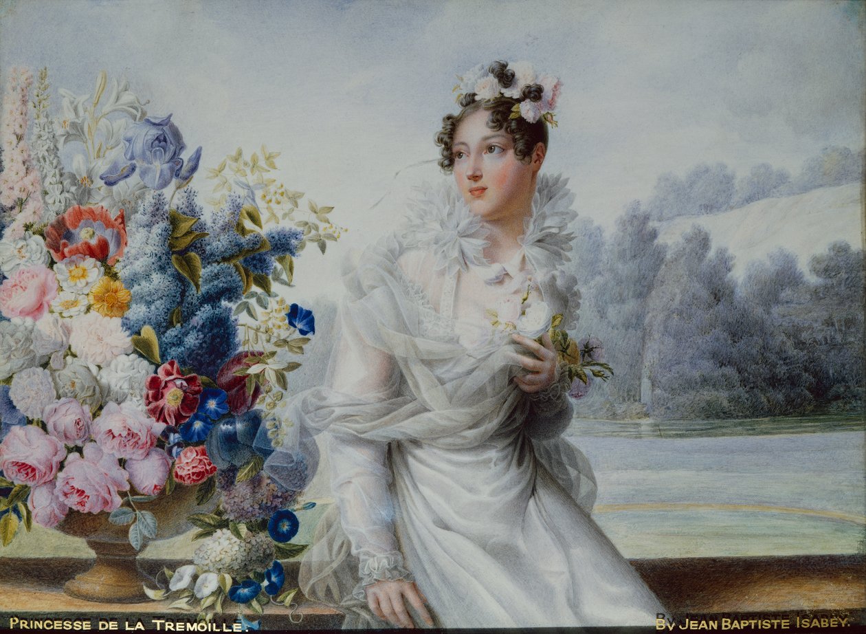 Princezna z Tremoille (olej na plátně) od Jean Baptiste Isabey