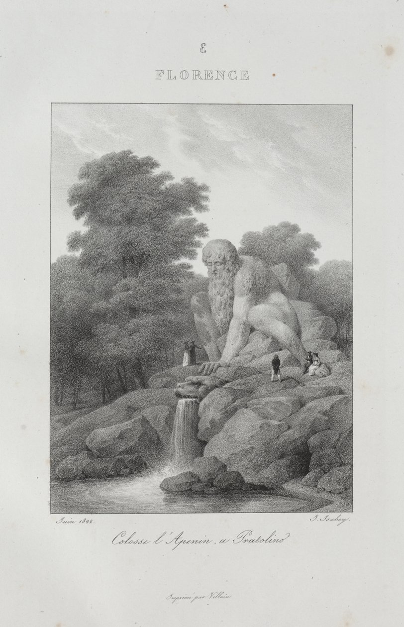 Cesta do Itálie v roce 1822 od Jean-Baptiste Isabey