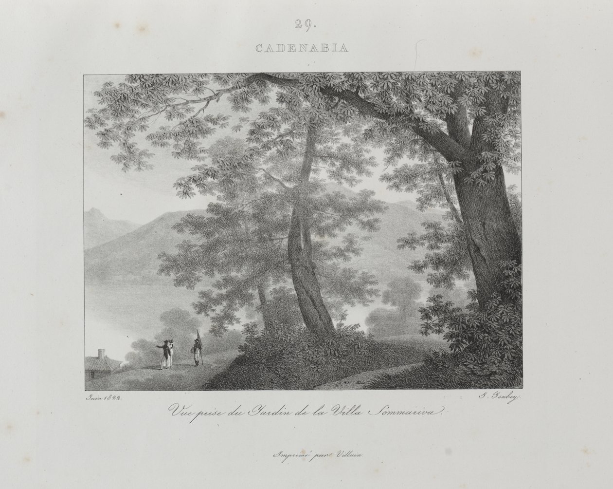 Cesta do Itálie v roce 1822 od Jean-Baptiste Isabey