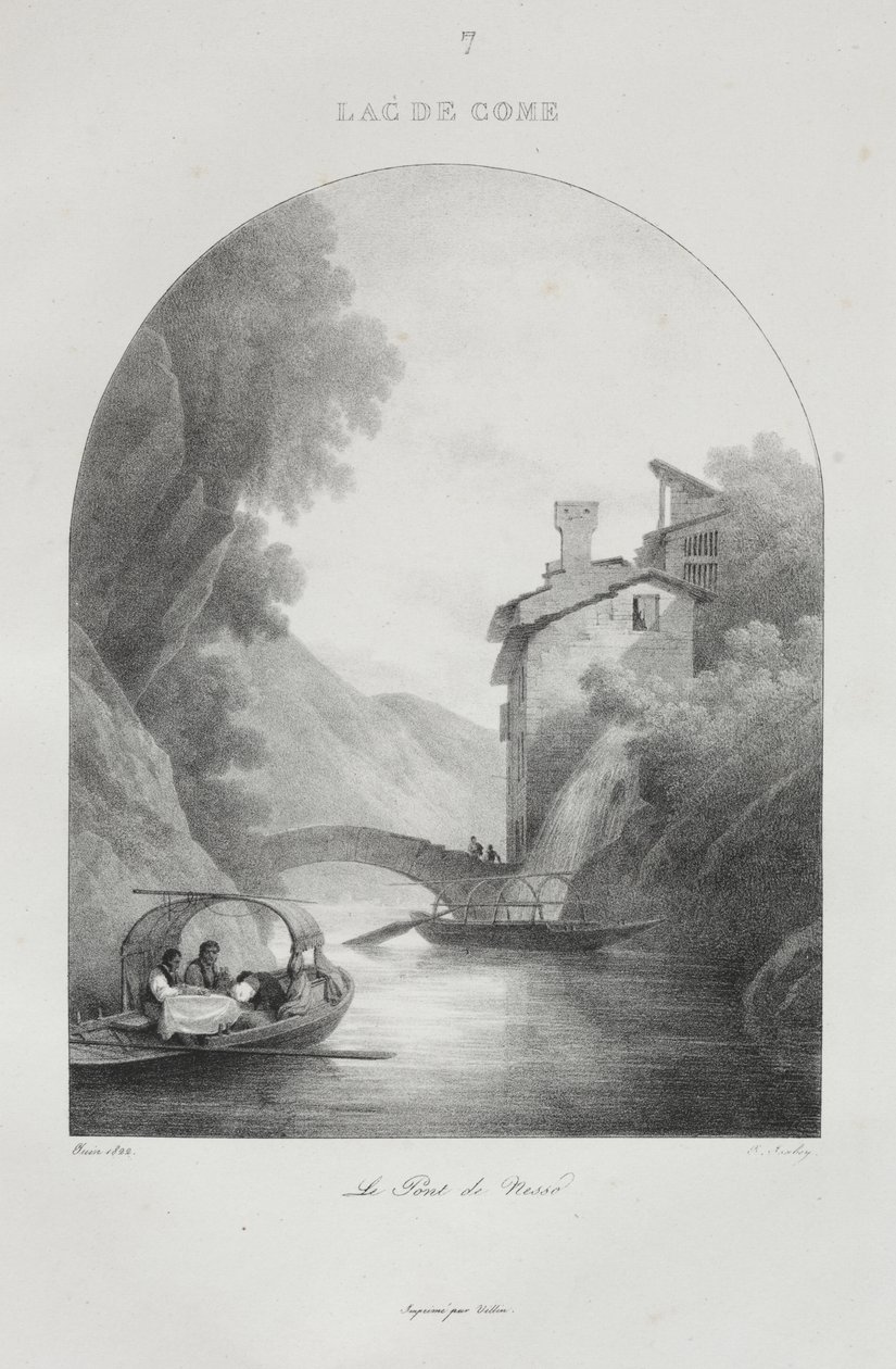 Cesta do Itálie v roce 1822 od Jean-Baptiste Isabey